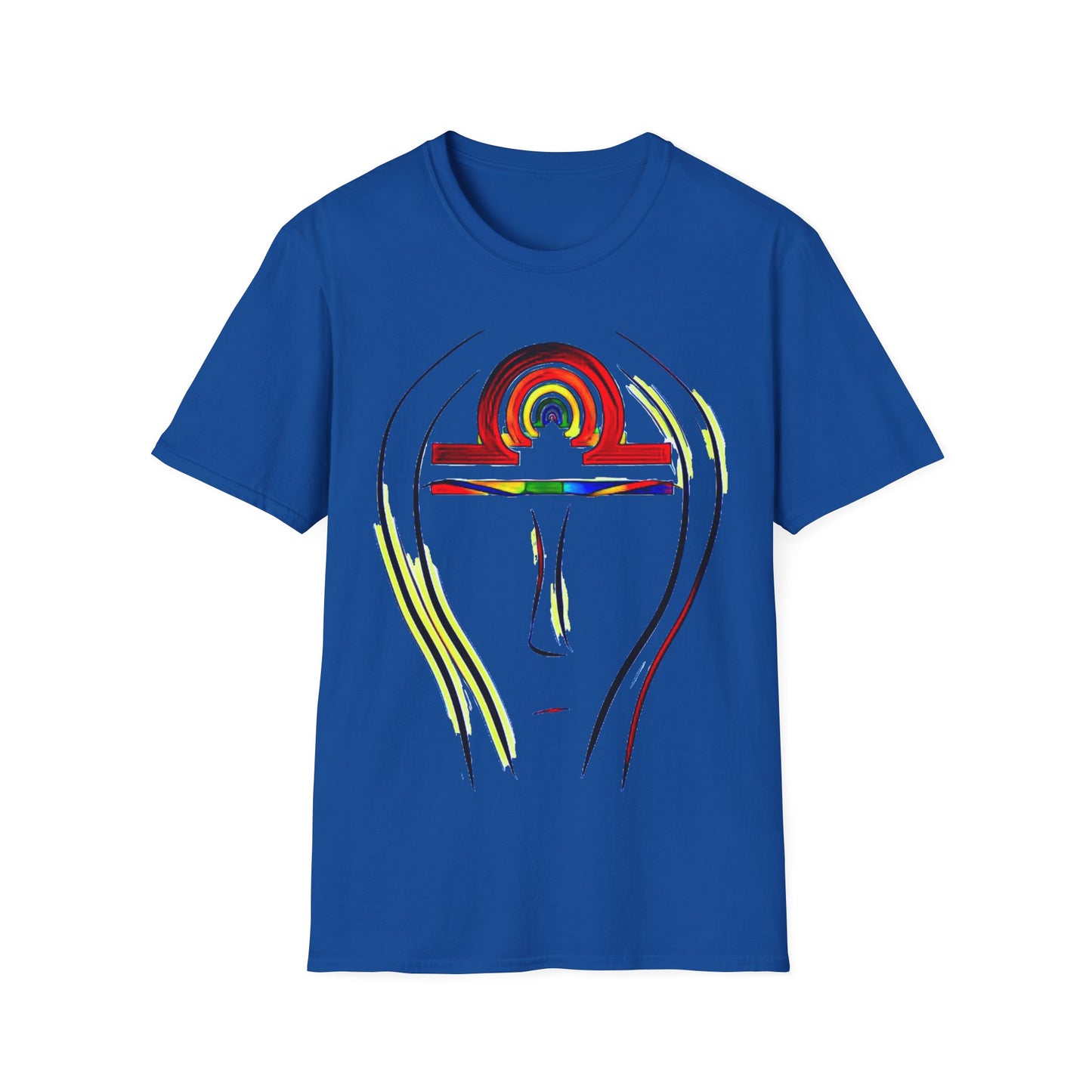 Rainbow Libra Anhk Graphic T-Shirt