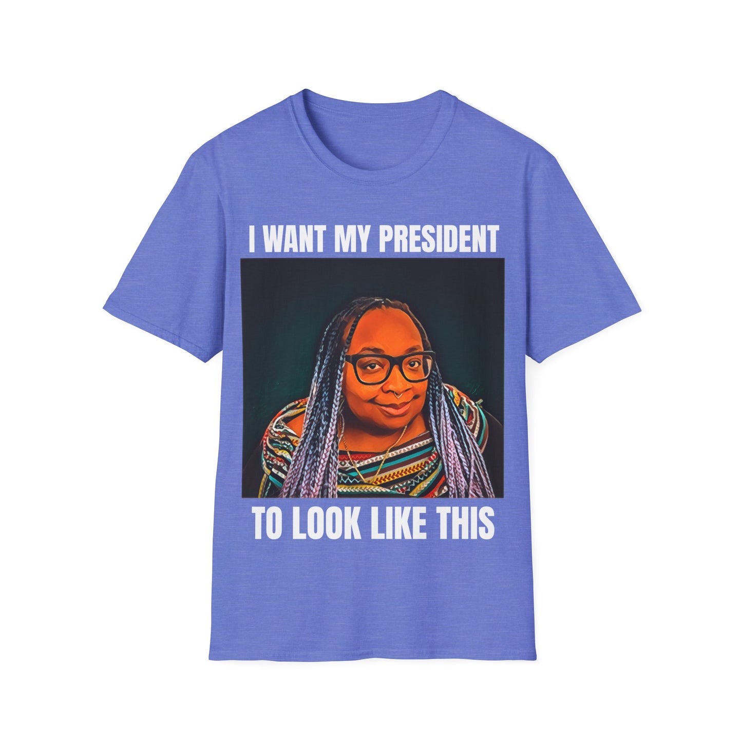 MY PRESIDENT White Text T-Shirt