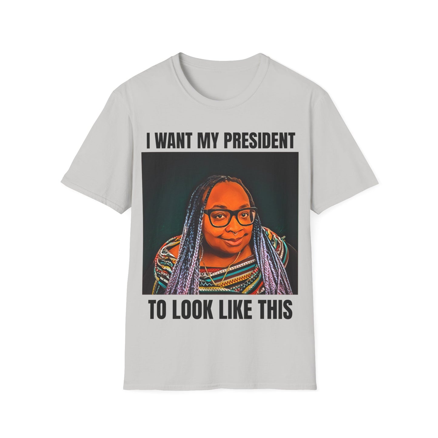 MY PRESIDENT Black Text T-Shirt