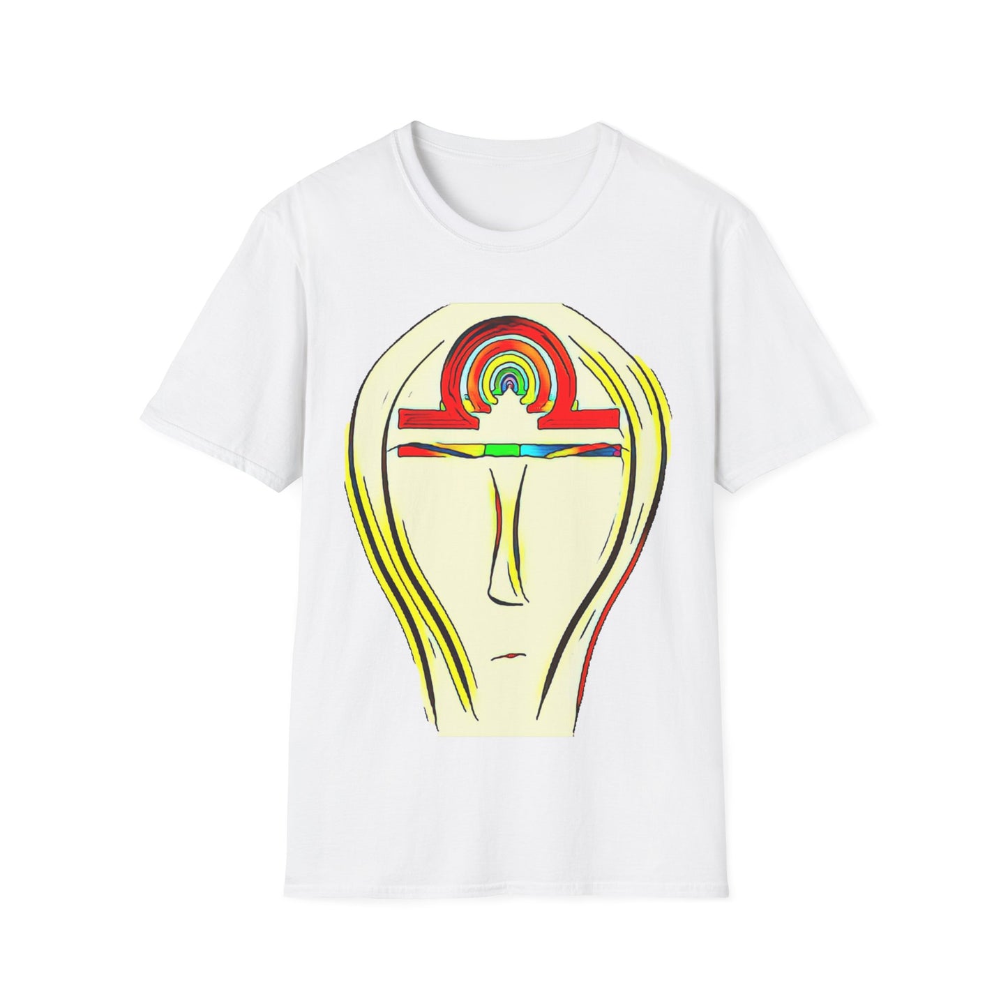 Rainbow Libra Ankh T-Shirt