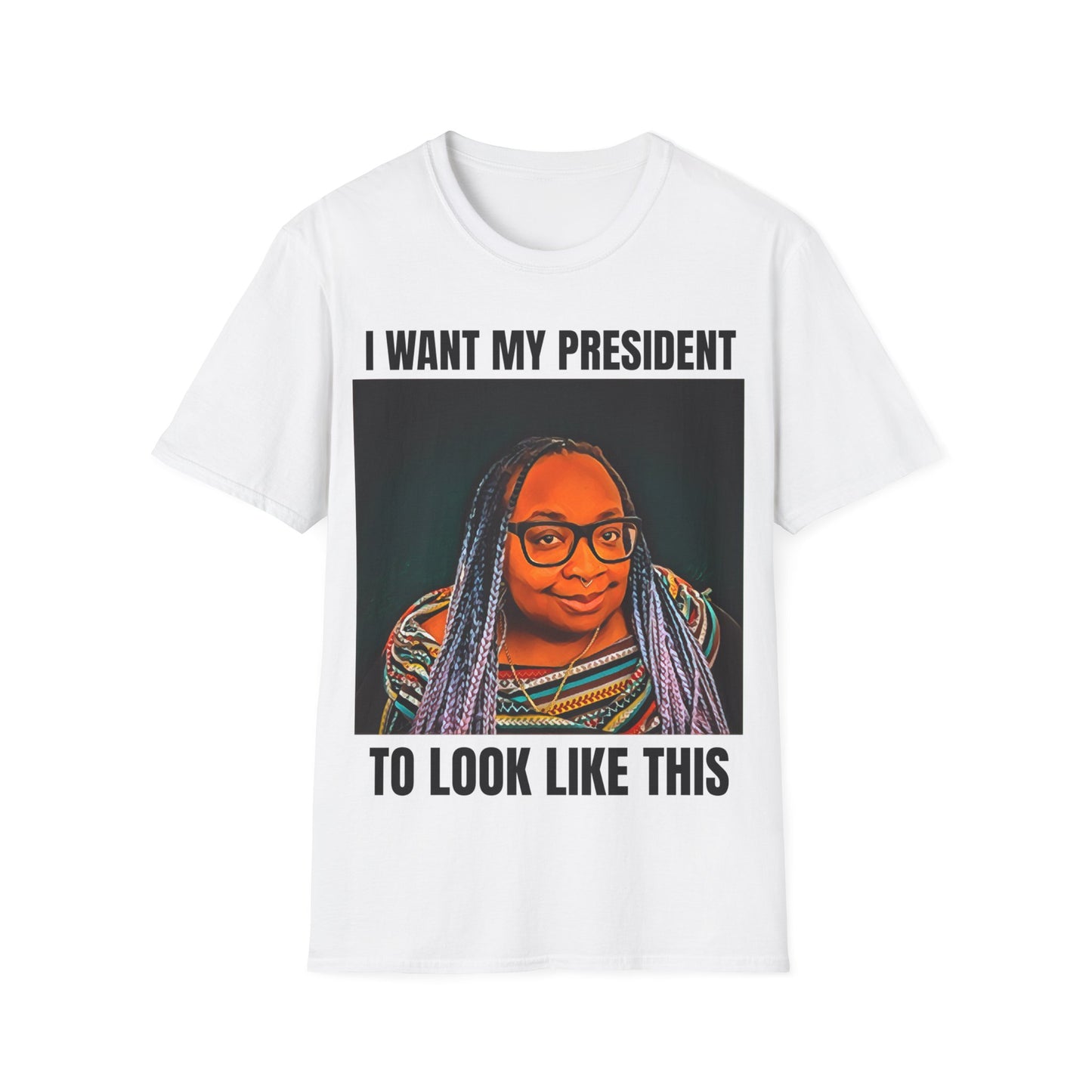 MY PRESIDENT Black Text T-Shirt