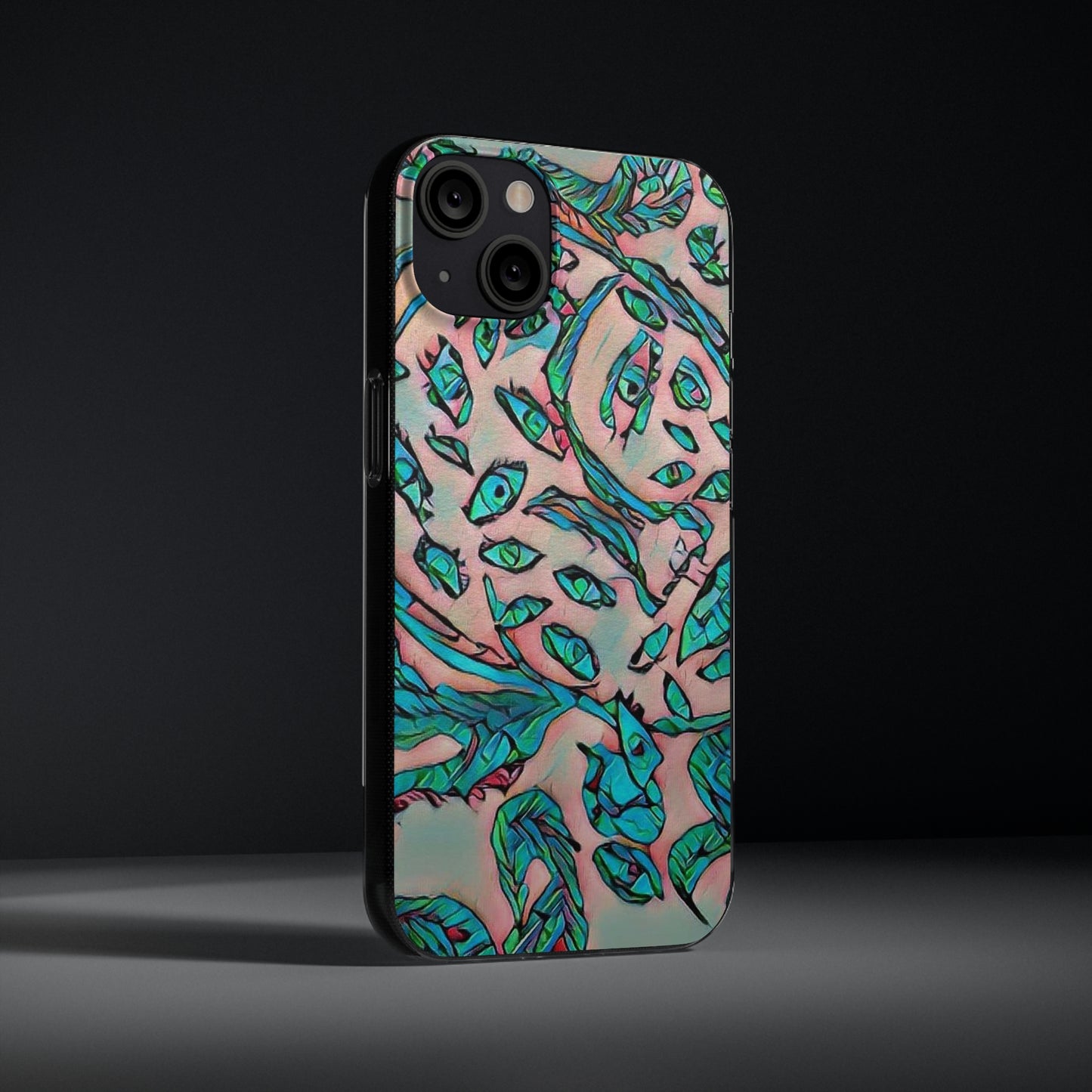 Eyes of Argos Peacock Phone Case (Green & Blue)