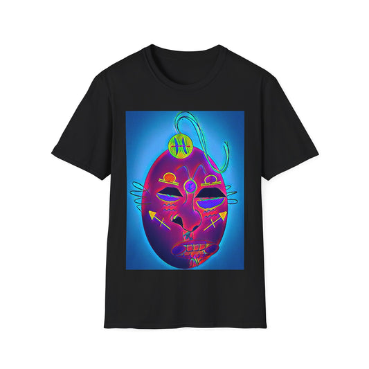 Zodi-ABSTRACT T-Shirt (Blue & Purple)