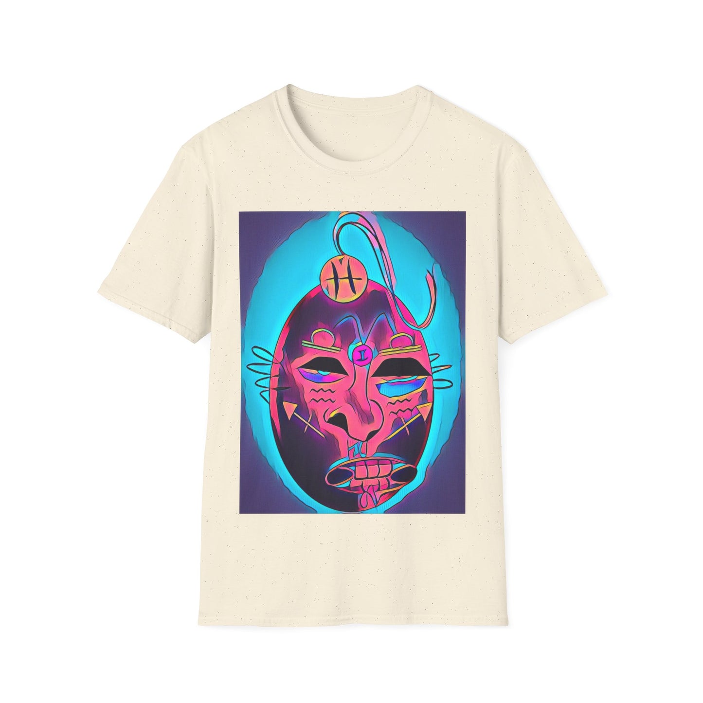 Zodi-ABSTRACT T-Shirt (Purple & Peach)