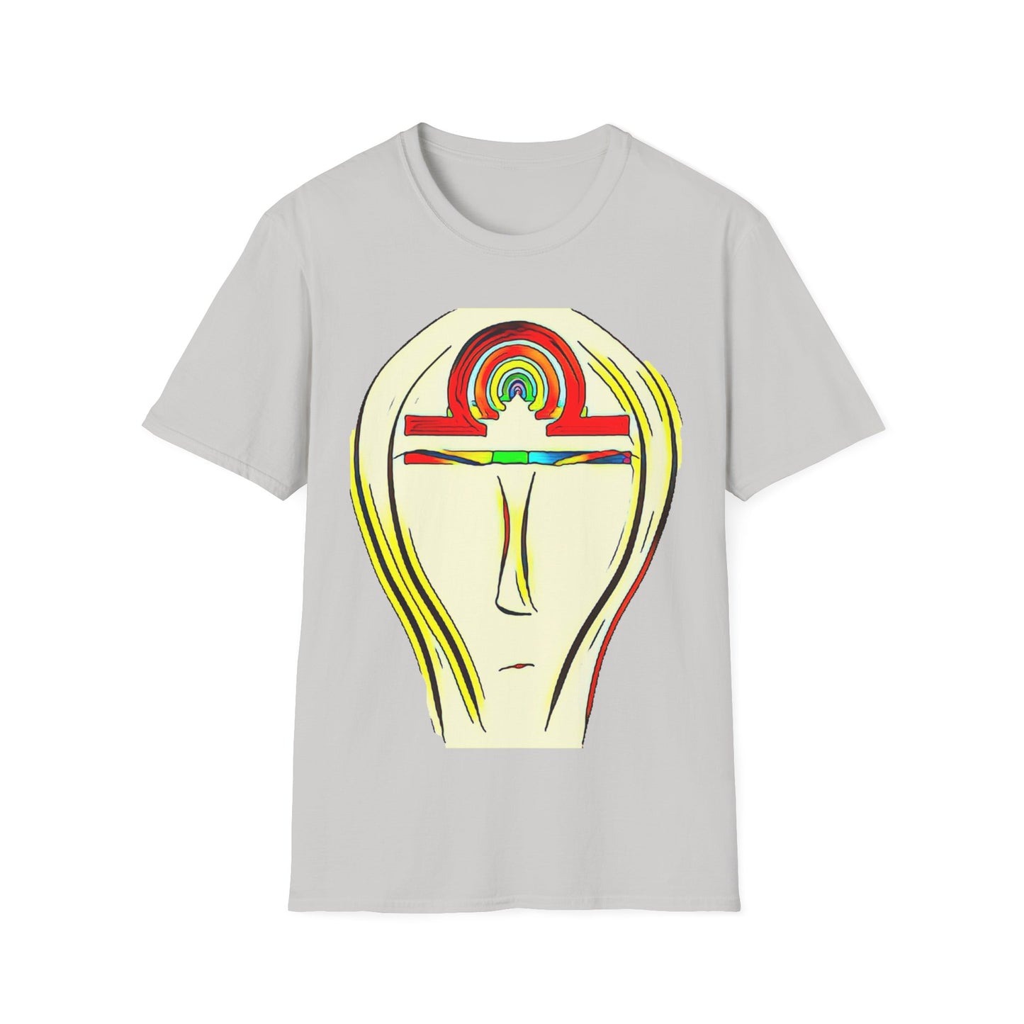 Rainbow Libra Ankh T-Shirt