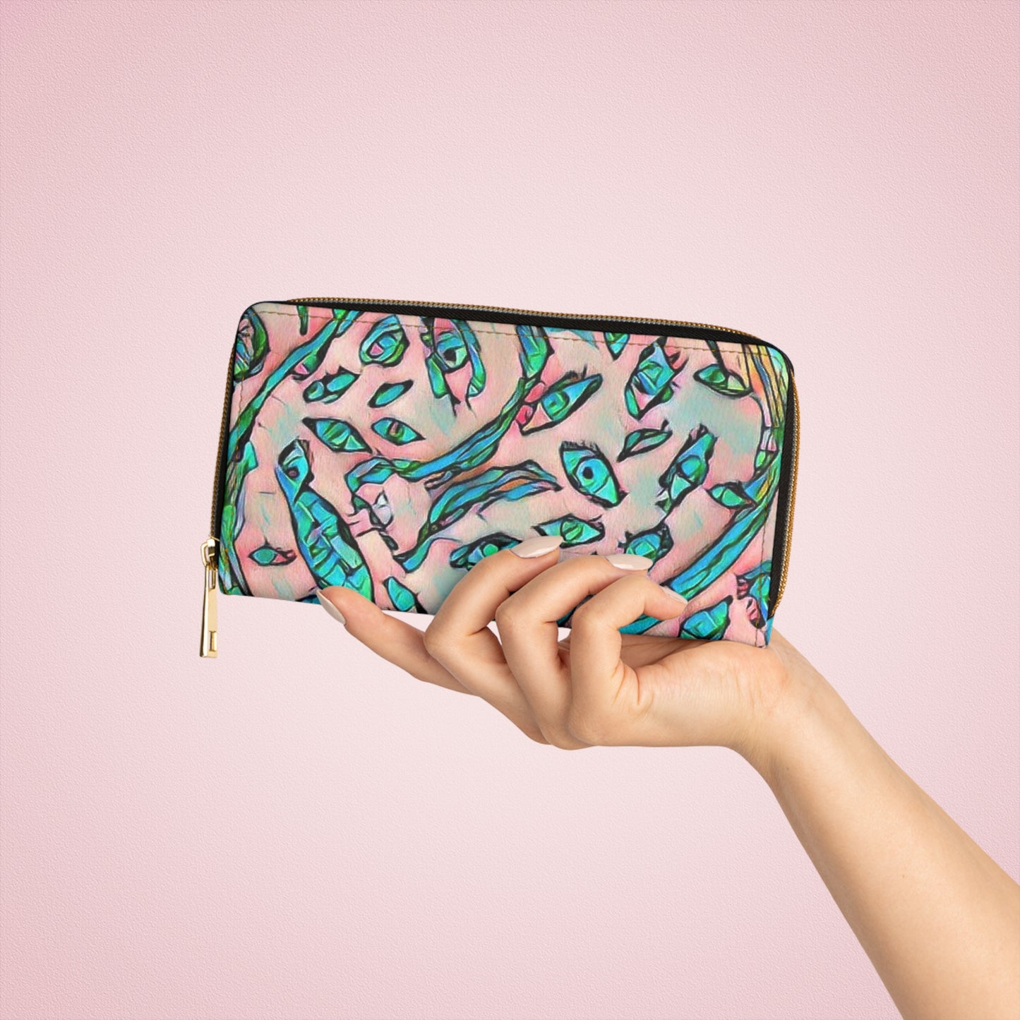 Eyes of Argos Peacock Clutch (Green & Blue)