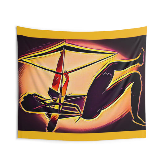 Arrow of Artemis Tapestry (Purple & Yellow)