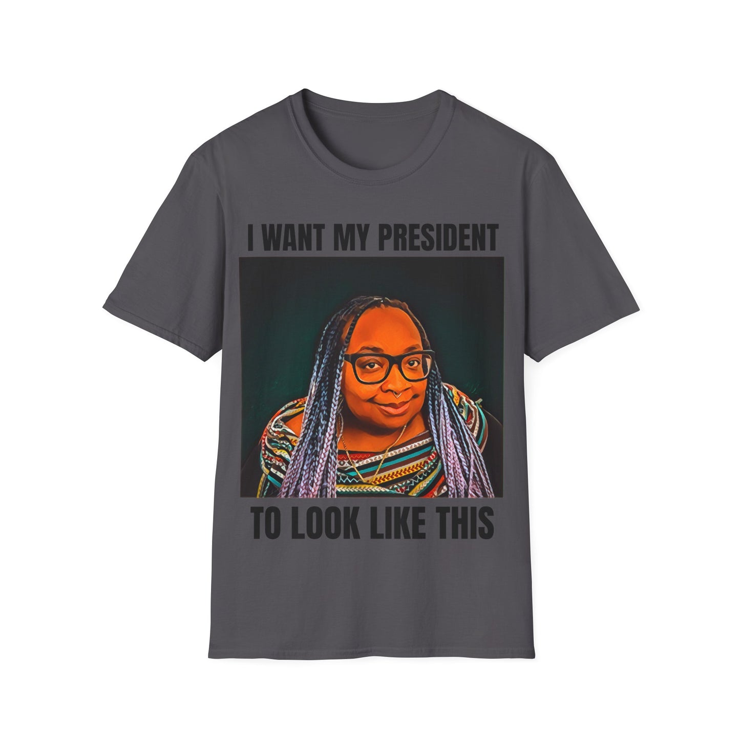 MY PRESIDENT Black Text T-Shirt