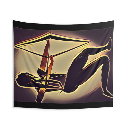 Arrow of Artemis Tapestry (Violet & Black)