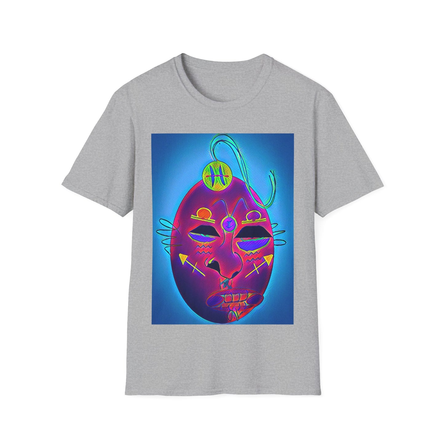 Zodi-ABSTRACT T-Shirt (Blue & Purple)