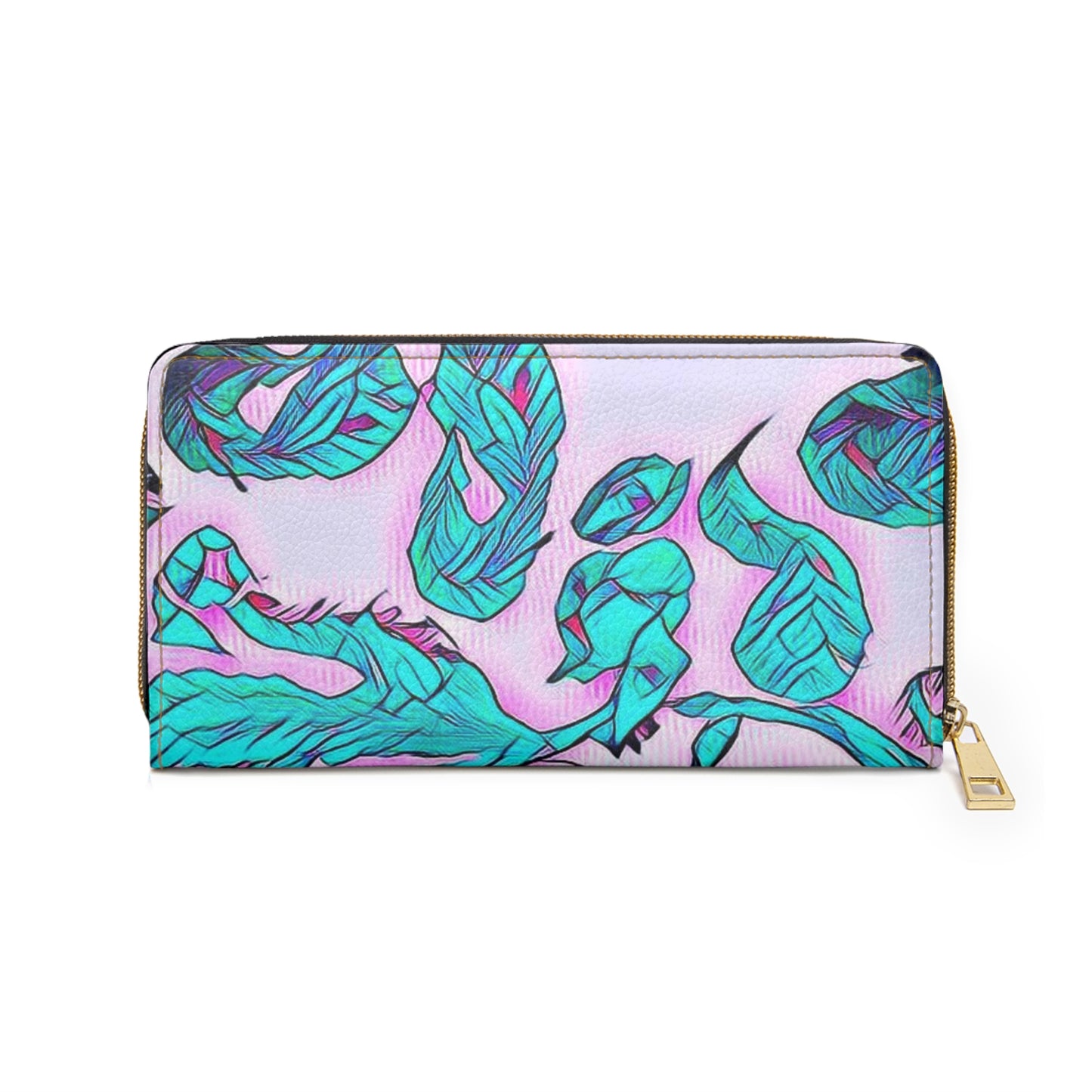 Eyes of Argos Peacock Clutch (Pink & Teal)