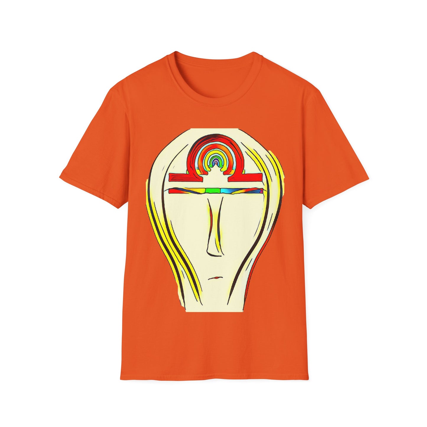 Rainbow Libra Ankh T-Shirt