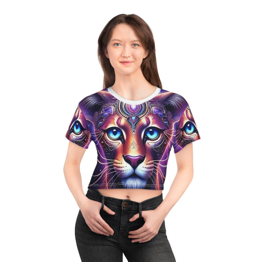 Feline Myself Crop Tee